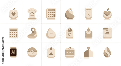 Photos Collection of various app icons.