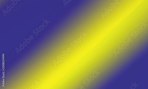 Gradient abstract background for web banner and social media design, blue and yellow colors