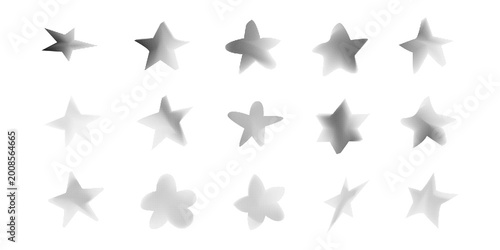 Dotted Halftone Star Shape