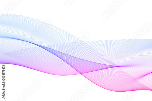 Abstract Neon Wave Gradient Background with Flowing Digital Lines PNG file 