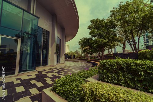 Canvas Print Rooftop of Samyan Mitrtown shopping mall