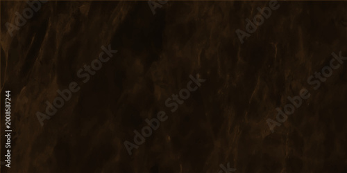 Slika na platnu Eerie black background with billowing brown smoke on black background