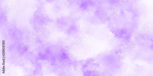 white and purple pastel smoke abstract beautiful Background. Watercolor purple grunge abstract painting stylist charming modern texture. Seamless purple grunge texture vintage background.