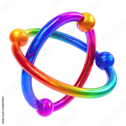 Abstract Rainbow Atom Model