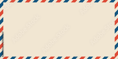 Valokuva Airmail envelope frame