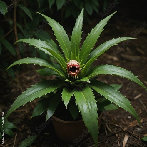 plant in the sun