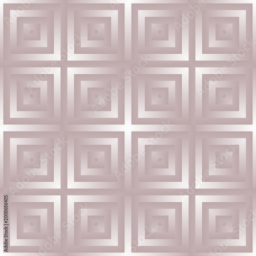 Seamless geometric visual effect pattern decorative intricacy pearly rose gradient square background