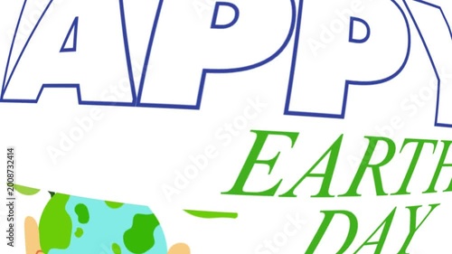Enjoy vibrant animation for a happy EARTH Day