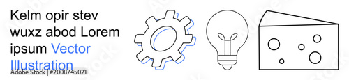 Fotografie Innovation, creativity, engineering, design thinking, food, problem-solving