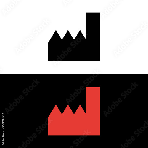 Картината върху платно Manufacturer Symbol Icon
