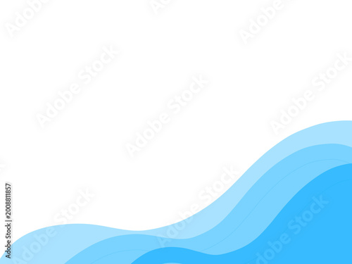 Blue Wave Background Minimal Modern Design
Clean and modern abstract background featuring smooth flowing wave shapes in layered blue tones on a white backdrop.