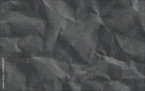 Bild auf Leinwand A close-up view of crumpled paper with a seamless transparent background texture