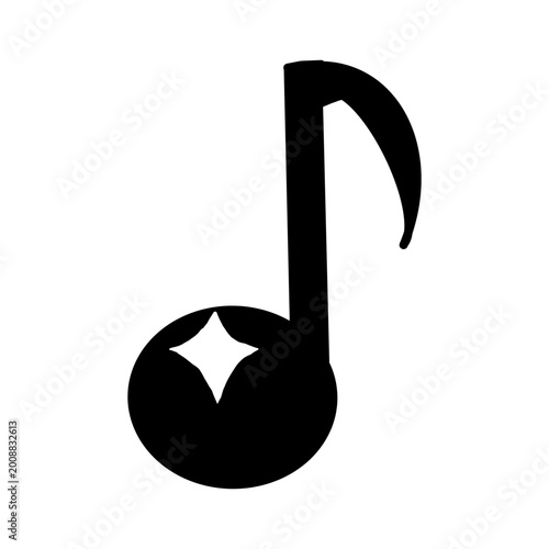 black music icon note