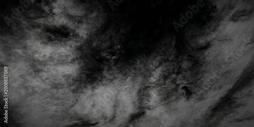 Fényképezés An abstract, dark, and enigmatic composition, where swirling patterns evoke a sense of mystery and introspection, creating a captivating visual experience