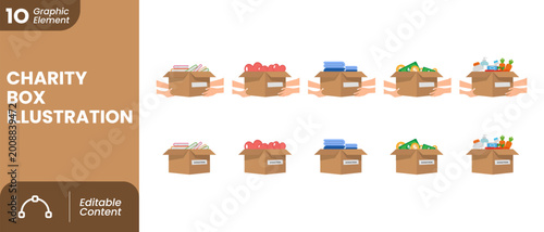 Charity Box Illustration