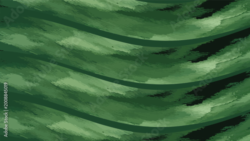 Photos Captivating dark green background displaying a beautiful pattern of wavy texture