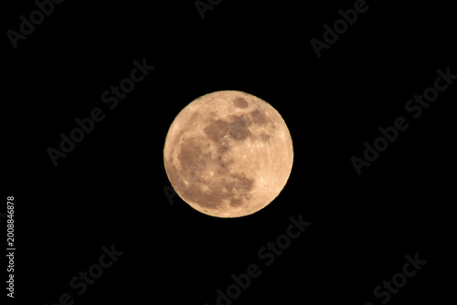 Full moon on May 1, 2026, seen from the province of Pisa, Italy