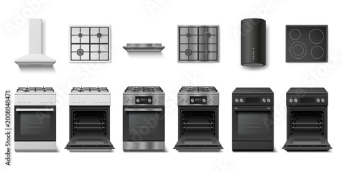 Tableau sur toile Realistic stove