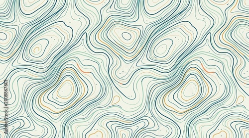 abstract topography pattern made by AI generative