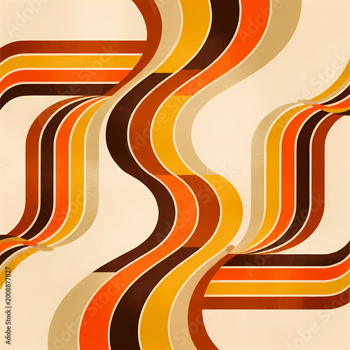 Colorful Seamless Strip Pattern Vector Background – Modern Geometric Stripe Design Illustration