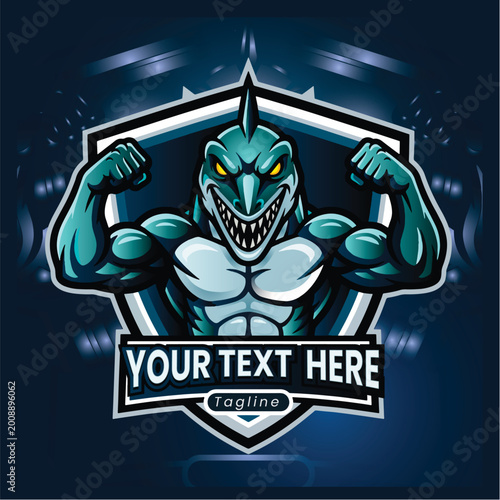 esport mascot design logo