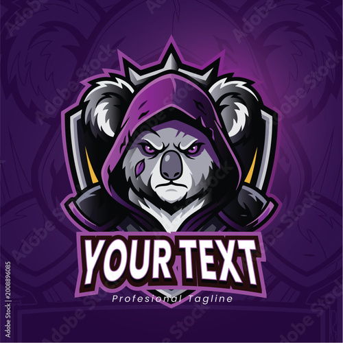 esport mascot design logo