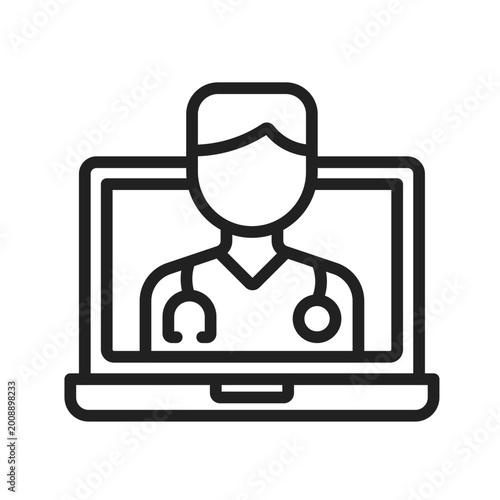 Telehealth Consultation Icon