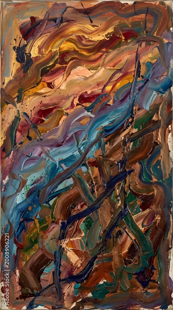 Fototapeta premium abstract watercolor painting
