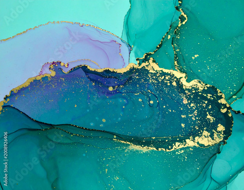 blue watercolor background 