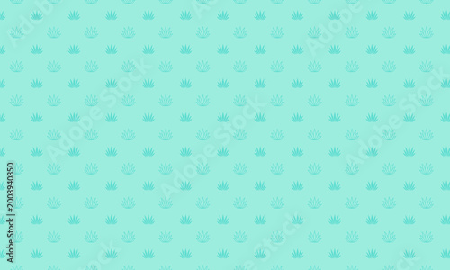 Minimal aloe vera pattern design background modern stock graphic vector illustration asset