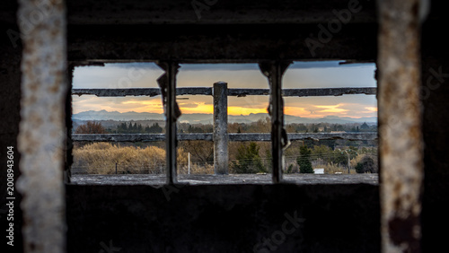 Paysage derrière l'échec humain