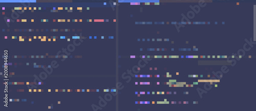 Java Programming Code. Coding Syntax Abstract Colorful Illustration