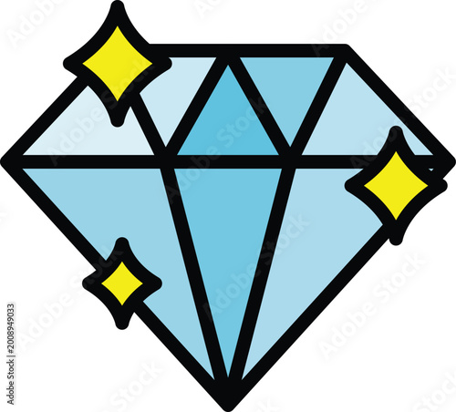 Sparkling diamond jewelry shining bright