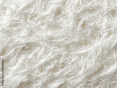 Fresh Coconut Flesh Texture, Realistic Tropical Summer White Still Life