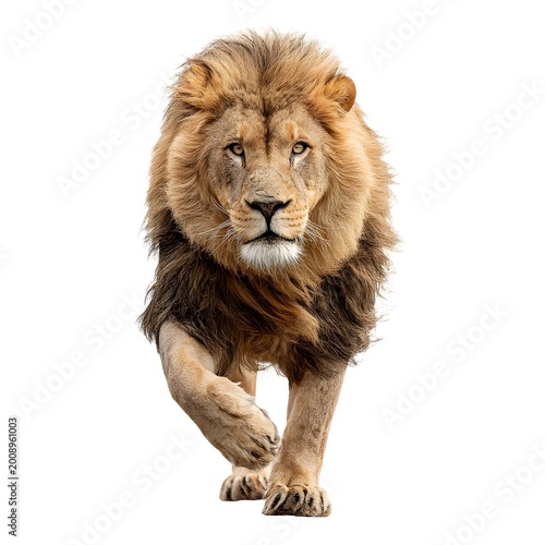 lion isolated on white