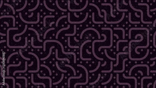Abstract Modular Truchet Tiles Motion Design Background