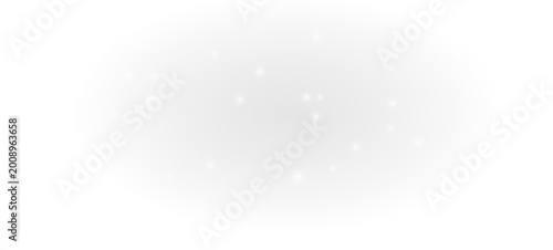 Foto Golden luminous dust png with radiant glow and shimmering particles, festive chr