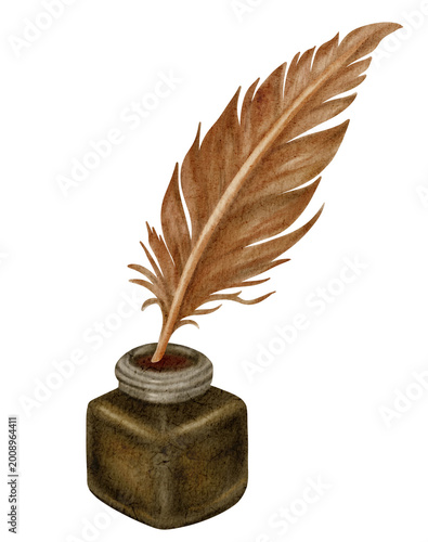 Photos Inkwell pen illustration