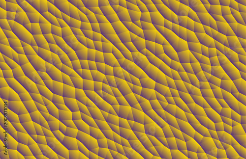 Yellow leather texture, wrinkled surface