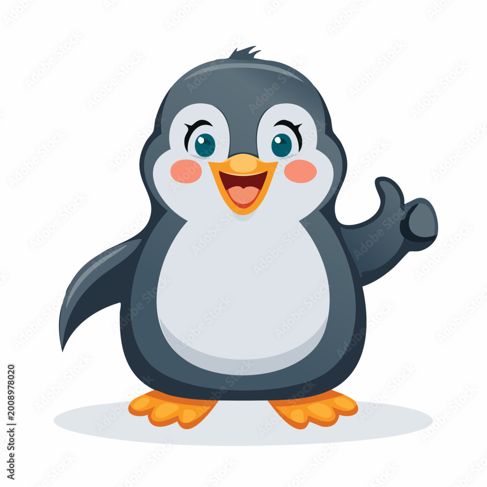 Obraz premium Niedlicher Pinguin