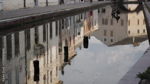 Comacchio, Ferrara, Emilia Romagna, Italy - April 29, 2026 - Views of the lagoon city's historic center
