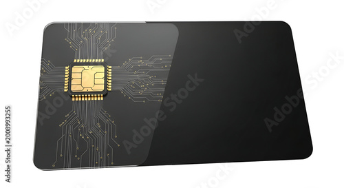 3D Microchip Circuit Board ...