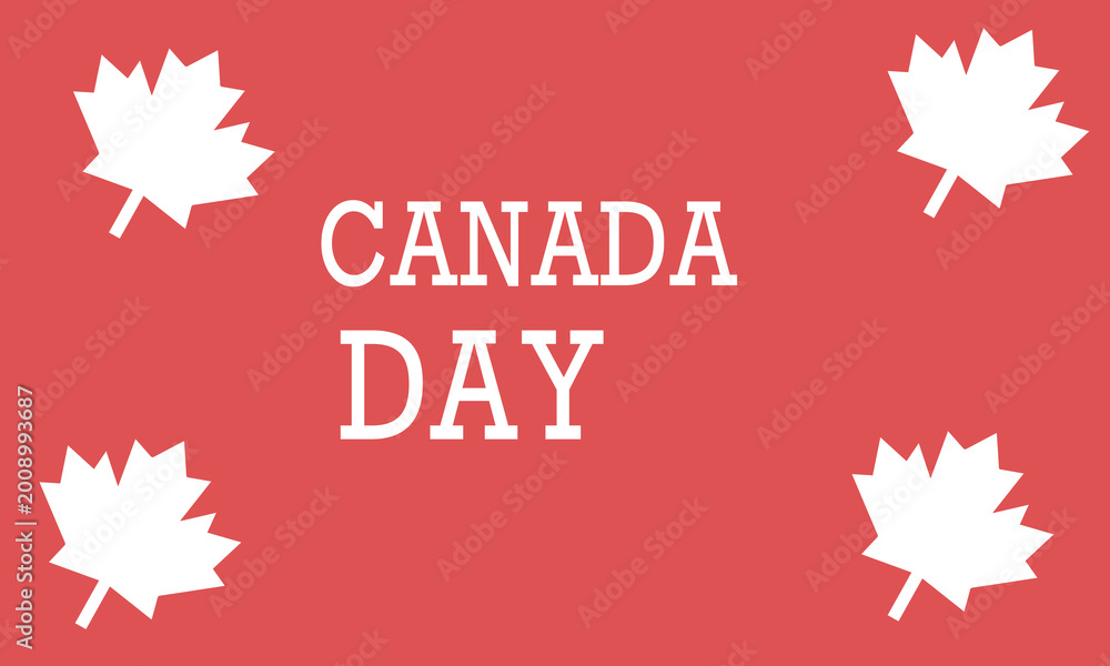 Fototapeta premium Canada day banner 2026