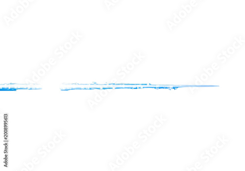 Abstract Blue Line Art on T...