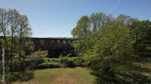 Duisburg Brückenlandschaft und Ruhraue - Ruhrgebiet, NRW