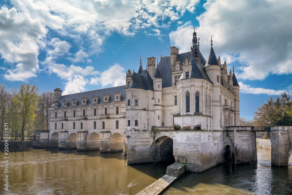 Fototapeta premium The Château de Chenonceau, also known as the 