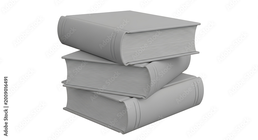 Fototapeta premium Stacked white mattresses with quilted surface and fabric handles, view