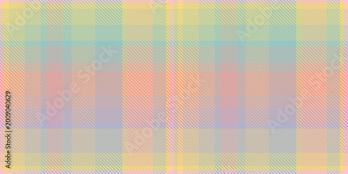 Canvas Print Madras fabric, blurred multicolor abstract texture, seamless background