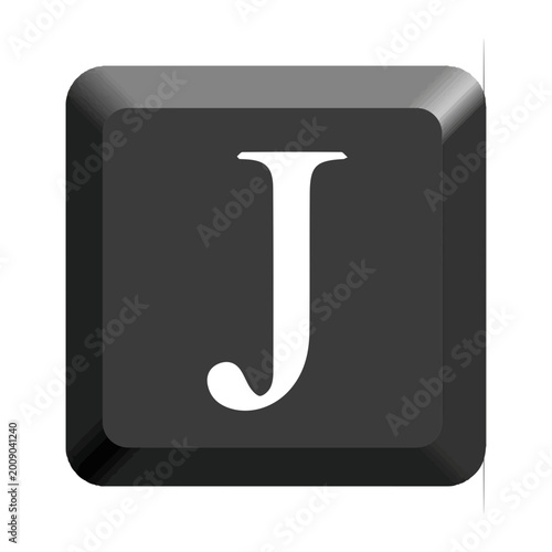 keyboard button J