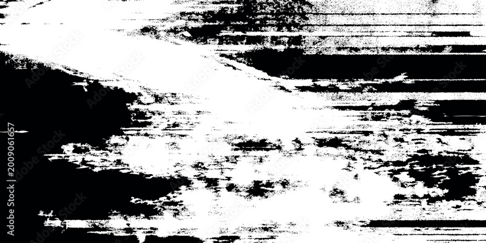 Naklejka premium Grunge textured background with black and white abstract distressed pattern